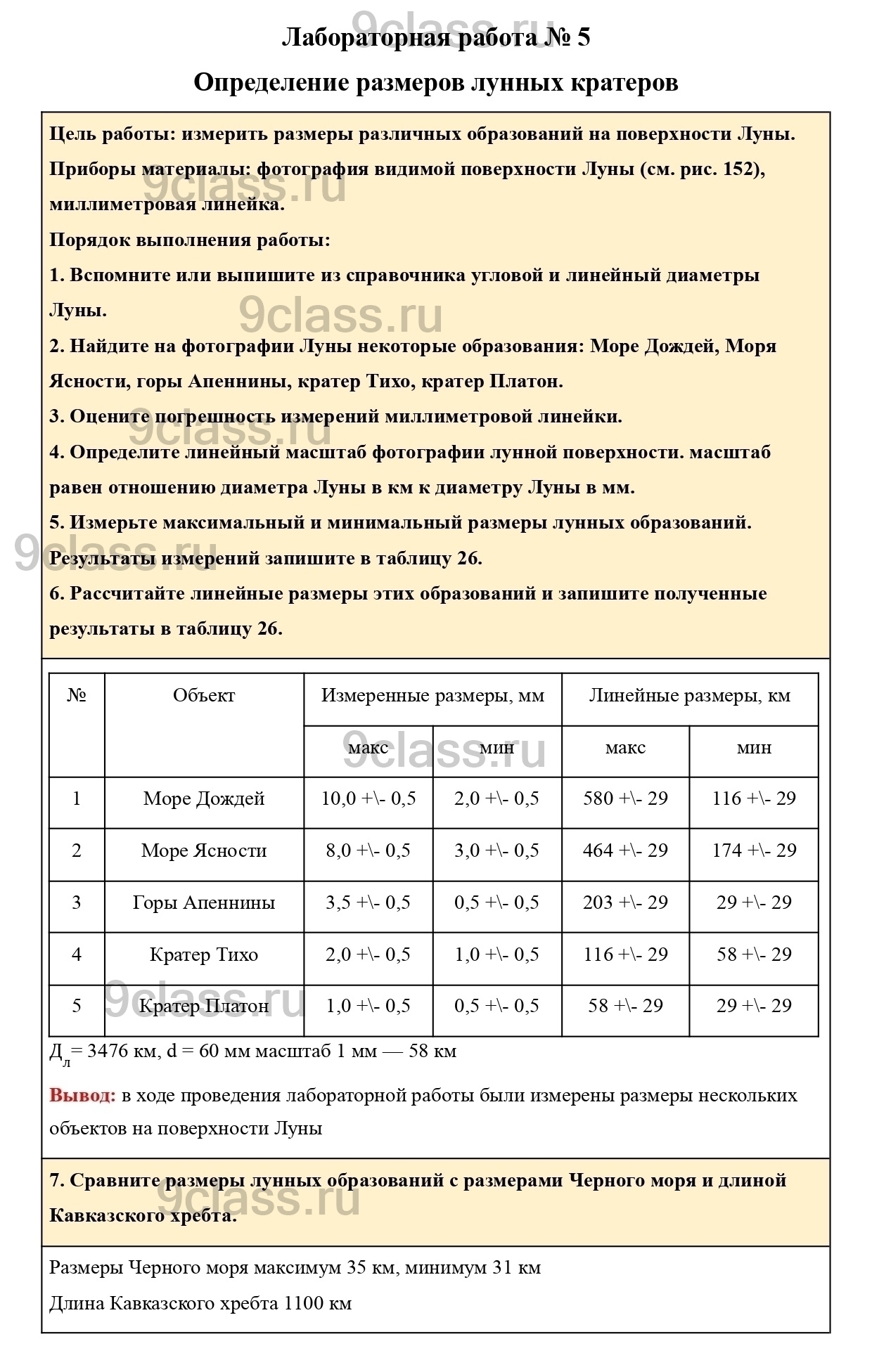 Лабораторная работа 5 - ГДЗ по Физике для 9 класса Учебник Пурышева,  Важеевская, Чаругин решебник