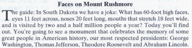 Faces on Mount Rushmore (перевод текста)